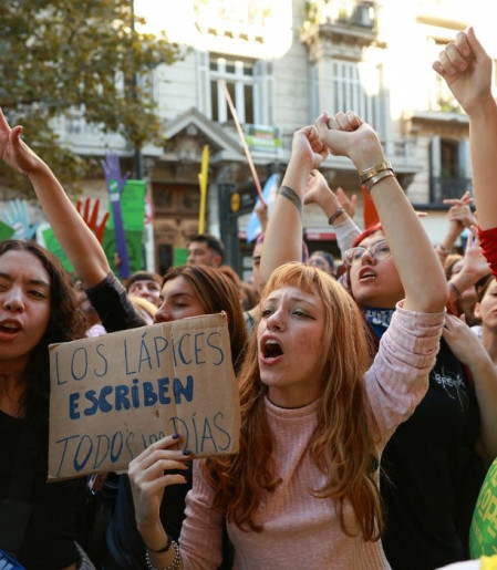 Marcha Universitária protesta contra cortes de Milei
