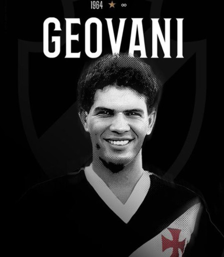 Morre Geovani Silva, ídolo do Vasco e ex-meia da seleção, aos 62 anos