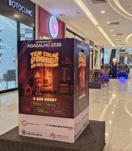No ShoppingSantaÚrsula, o espaço de coleta está disponível no Piso Térreo