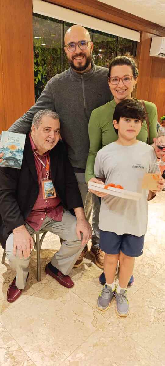 Eloi Barboza, Daniel Barboza, Noah e Carina Carlucci