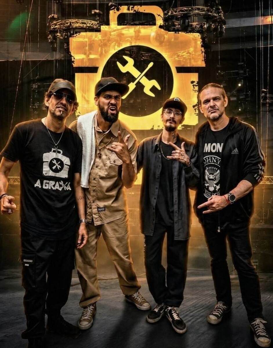 A Graxa, representante da capital paulistana, reúne influências do rock, rap, hip hop e MPB 