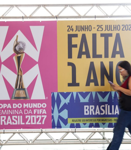 Brasília inicia contagem regressiva de 1 ano da Copa do Mundo Feminina