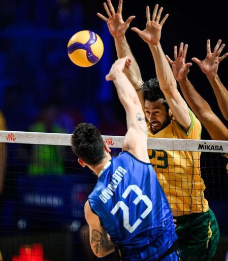 Vôlei: Brasil é superado pela Itália, seu 2º revés na Liga das Nações 
