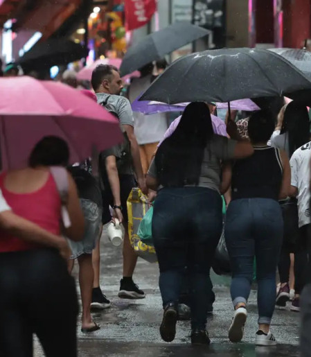 Inmet: instabilidades provocam chuva em grande parte do país