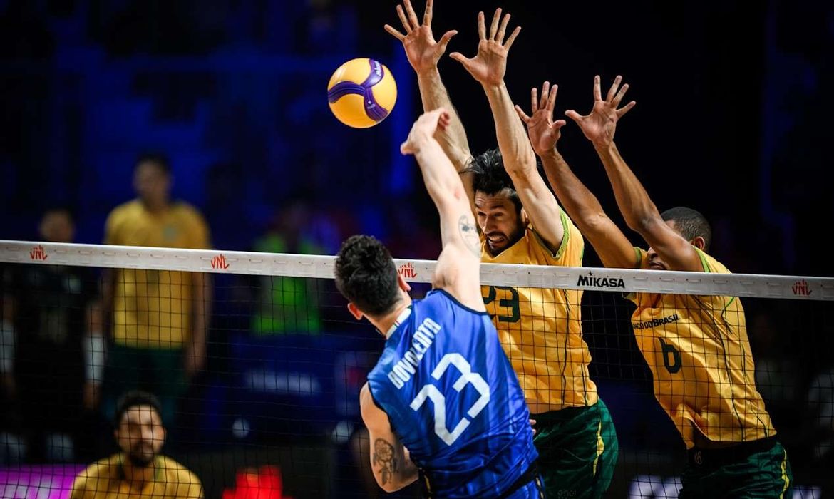 Vôlei: Brasil é superado pela Itália, seu 2º revés na Liga das Nações 