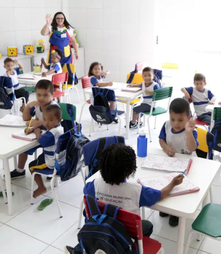 Matrículas em creches avançam 36% em quase uma década