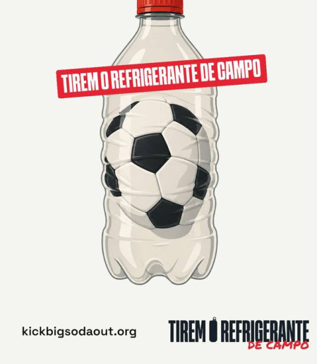 Campanha pede à Fifa Copa do Mundo sem publicidade de refrigerante