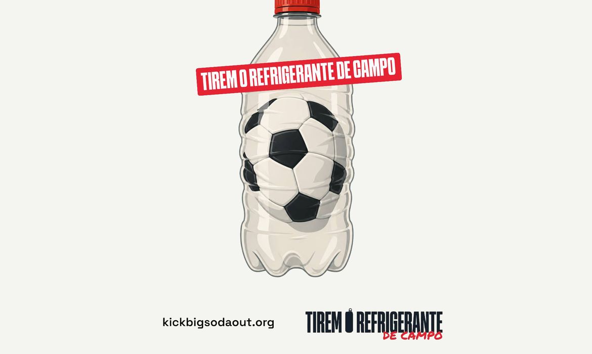 Campanha pede à Fifa Copa do Mundo sem publicidade de refrigerante