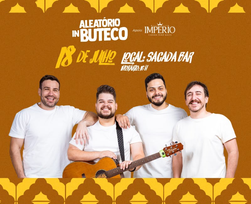 Aleat&oacute;rio in Buteco faz estreia em formato label neste s&aacute;bado