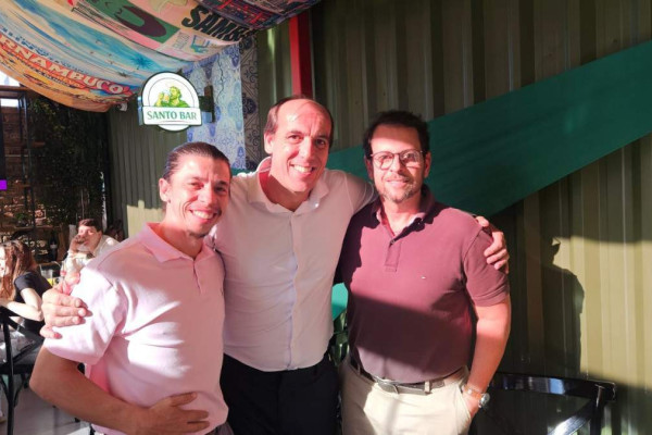 Gladson Alberto, Matheus Silva e Cleiton Marinsech - Divulgação