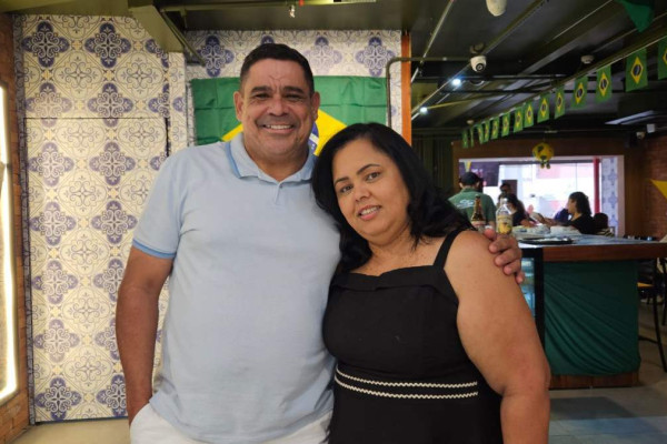 Edson Ferreira e Andresa de Brito - Divulgação