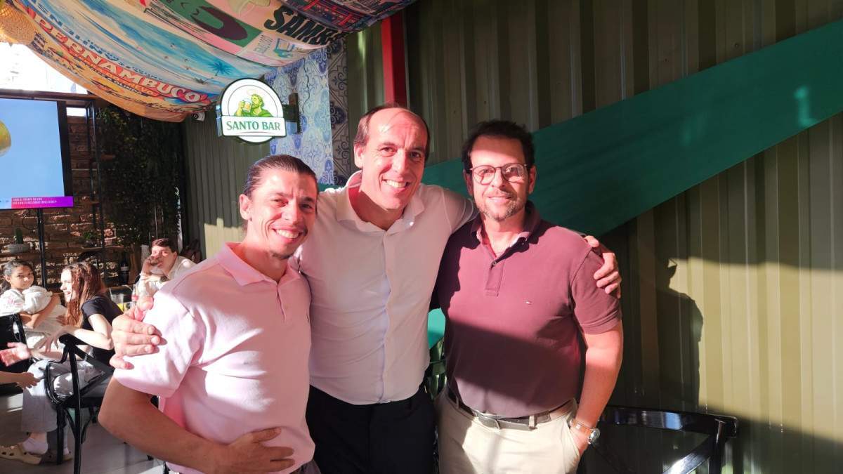 Gladson Alberto, Matheus Silva e Cleiton Marinsech