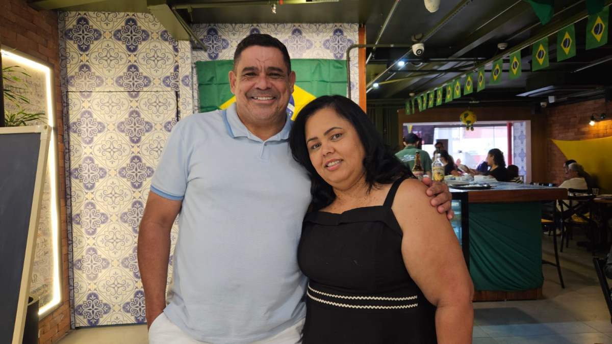 Edson Ferreira e Andresa de Brito
