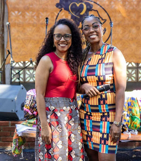 Glaucia Brito e Eliana Cristina da Silva