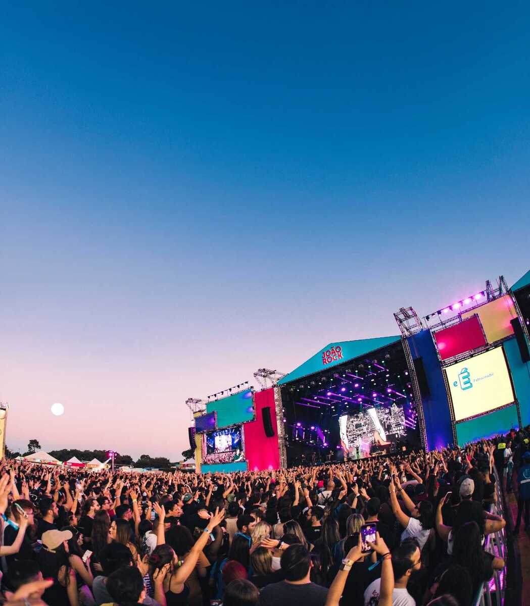 Cerca de 90% do público do João Rock 2026 será formado por visitantes de fora do município