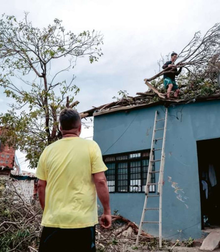 Imóvel destruído pelo temporal de 24 de julho: recursos liberados