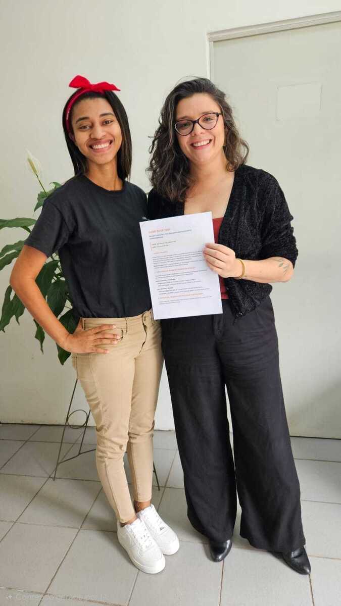 Tamyres Cândida e Maria Eugênia Biffi