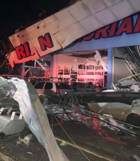 RS: Defesa Civil confirma uma morte e cinco feridos após ciclone bomba