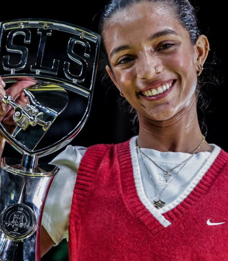 Rayssa é campeã da etapa carioca da Liga Internacional de Skate Street