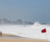 Rio terá dia de temperatura em declínio com chuva e mar de ressaca