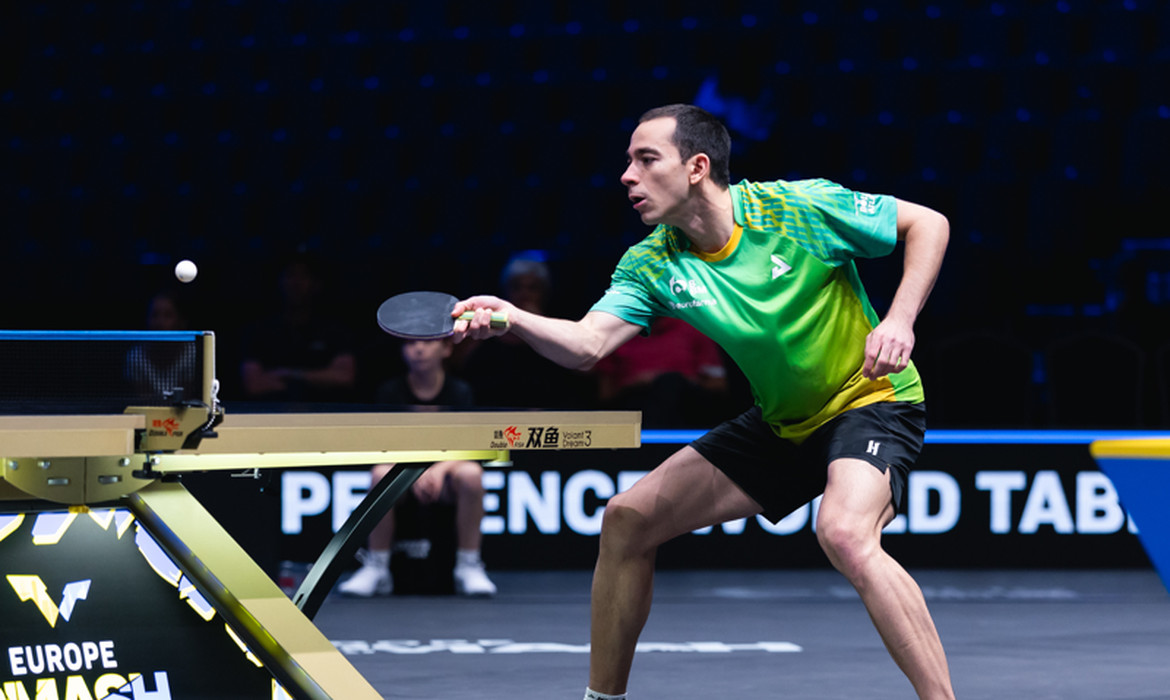 Calderano derrota japonês e vai às oitavas do Europe Smash, na Suécia 