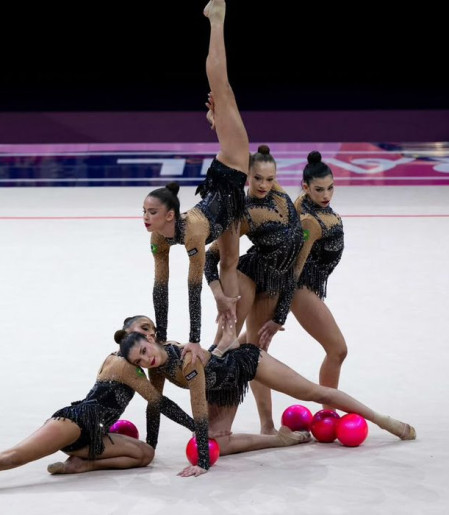 Ginástica rítmica: Brasil é bronze e garante vaga em Los Angeles 2028