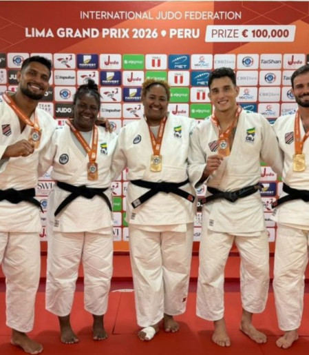 Brasil é campeão geral do Grand Prix de judô no Peru com 11 medalhas