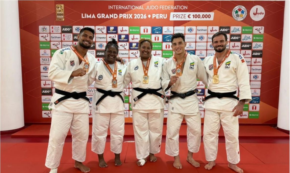 Brasil é campeão geral do Grand Prix de judô no Peru com 11 medalhas