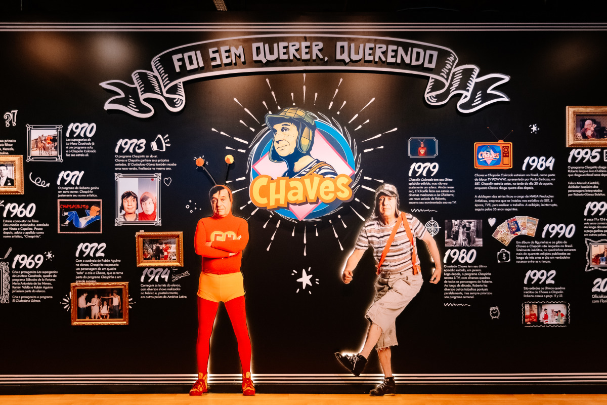 Exposi&ccedil;&atilde;o recria cen&aacute;rios e personagens do universo de Chaves em experi&ecirc;ncia imersiva no Iguatemi Ribeir&atilde;o Preto