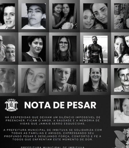 Vítimas do acidente na BR-737 são veladas em Imbituva 