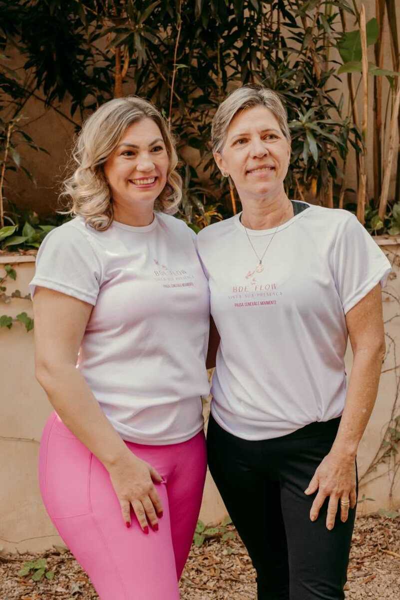 Larissa Tonelli e Elaine Strazeio