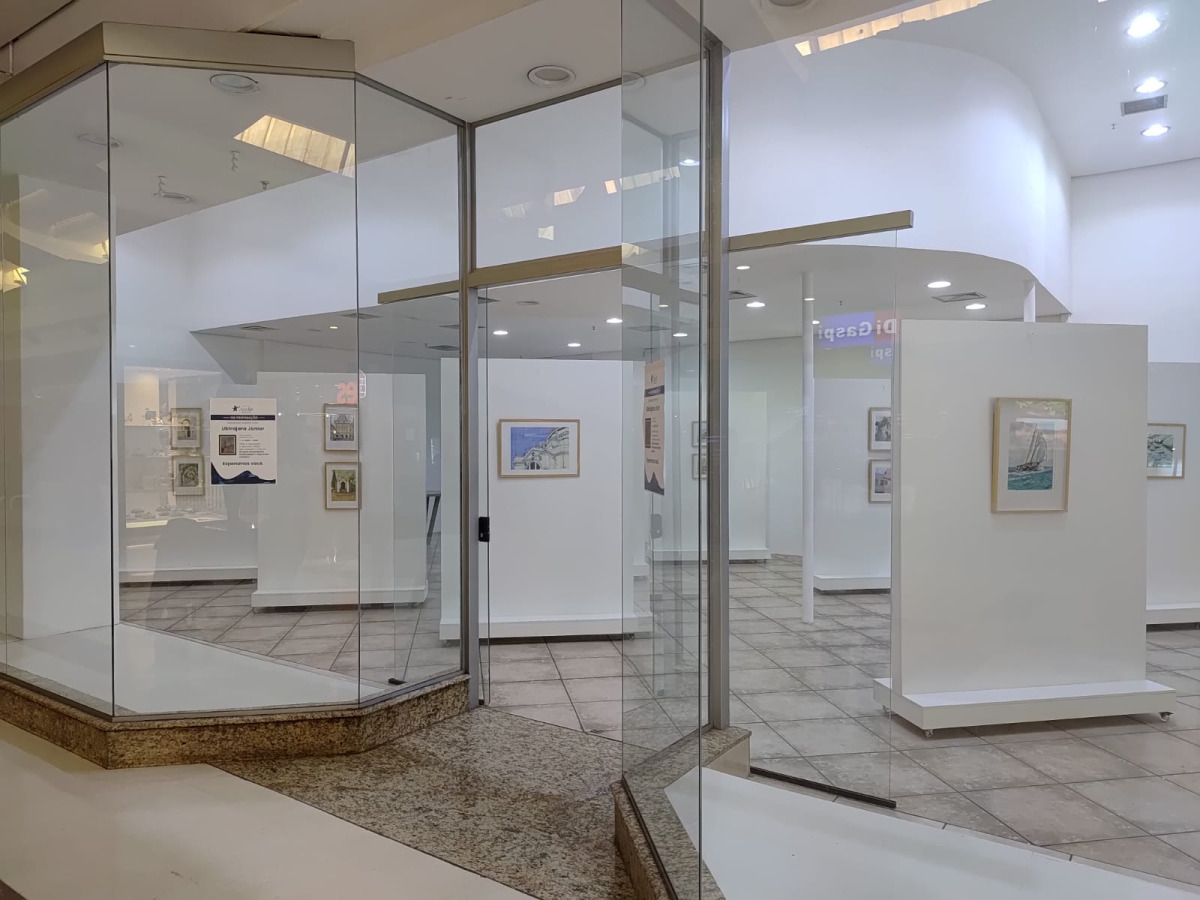 Exposi&ccedil;&atilde;o re&uacute;ne 27 aquarelas do artista pl&aacute;stico Ubirajara J&uacute;nior