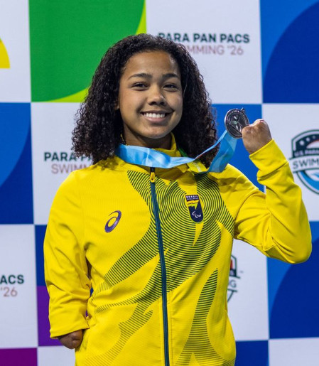  Parapan-Pacífico: nadadora Alessandra quebra recorde mundial 