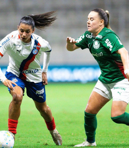 Brasileirão Feminino: Bahia e Palmeiras ficam no 1 a 1 pelas quartas