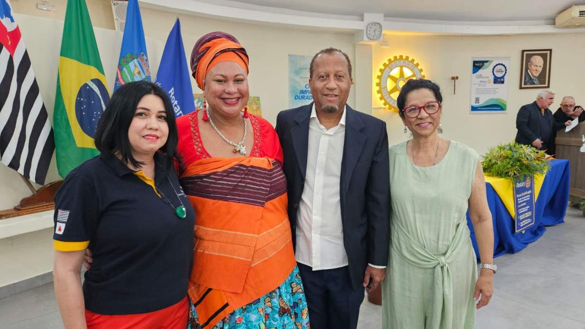 Luana Melo, chef Ana Massena, César Dias e Sol Paulino