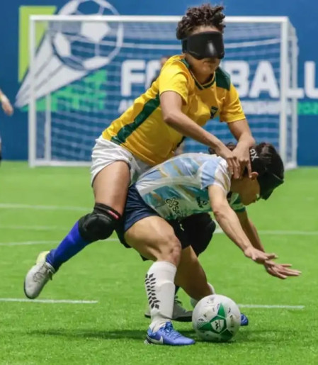 Brasileiras são vice-campeãs da Copa América de futebol de cegas
