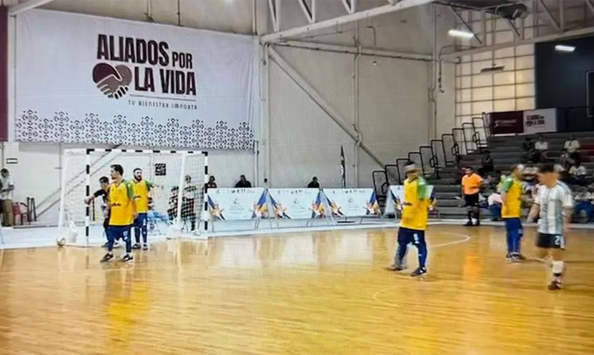 Contra a Argentina, Brasil é tetracampeão mundial de futsal down