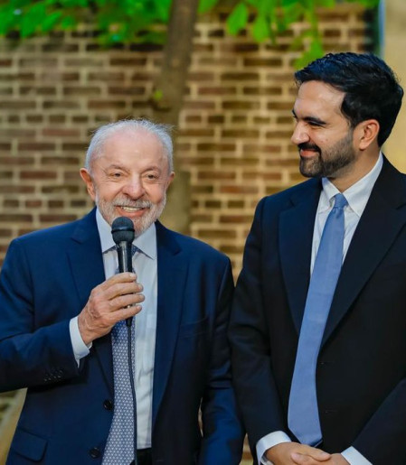 Nos EUA, Lula se reúne com prefeito de Nova York e presidente uruguaio