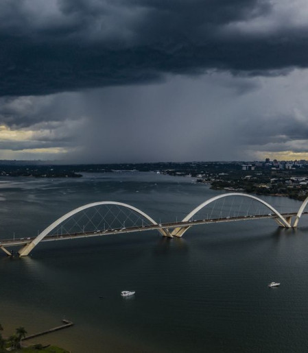 Defesa Civil emite alerta de tempestade e rajadas de vento no DF