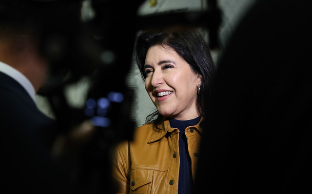 Ex-ministra do Planejamento e candidata ao Senado pelo Estado de São Paulo