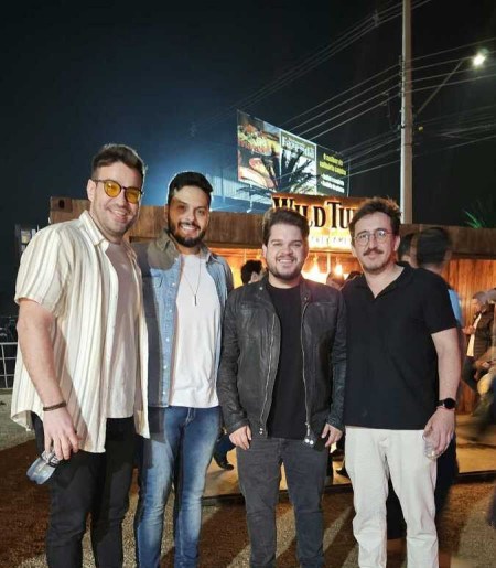 Tom Baratella, Bartô, Lucas Souza e Regis Franco do Aleatório in Buteco