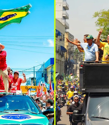 Lula faz comício em Natal e Flávio participa de moto-carreata no Rio  