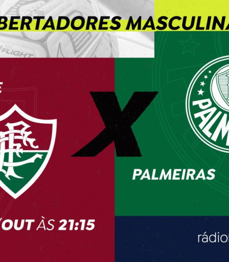 Libertadores: Rádio Nacional transmite Fluminense x Palmeiras  