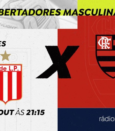 Rádio Nacional transmite Estudiantes x Flamengo pela Libertadores
