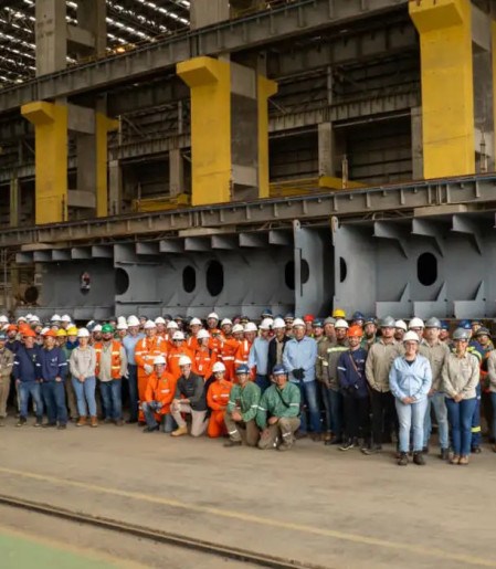 Estaleiro no RS começa a construir navios encomendados pela Transpetro