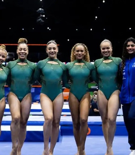 Brasil fica em 5º lugar na final por equipes do Mundial de Ginástica 