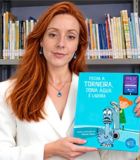 Karina Gera é escritora e ilustradora e já publicou de 12 livros infantis