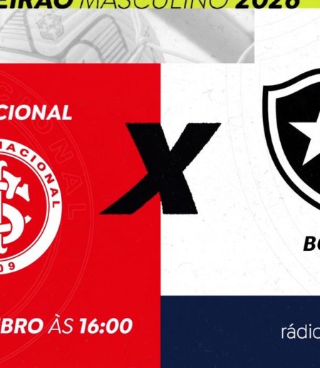 Rádio Nacional transmite neste sábado Internacional x Botafogo 
