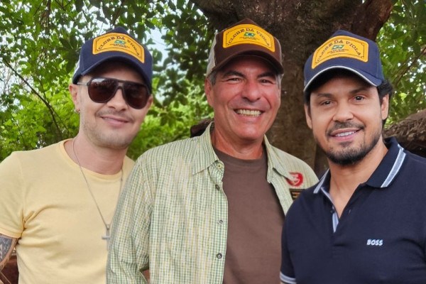 Roby, Maurício Gasparini e Roger - Divulgação