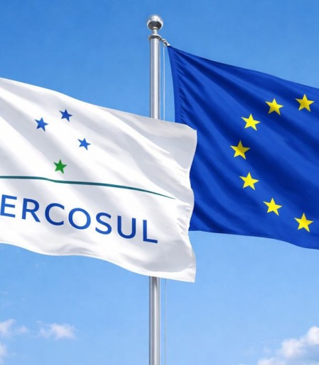 Acordo Mercosul-UE eleva exportações brasileiras em 21%